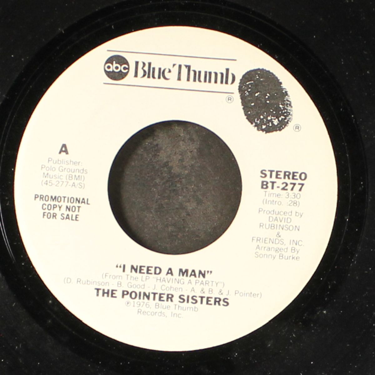 i need a man / mono by POINTER SISTERS