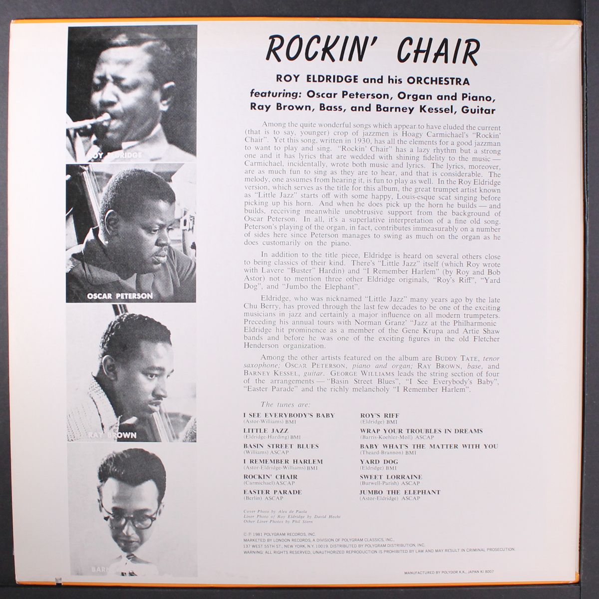 rockin' chair by ROY ELDRIDGE