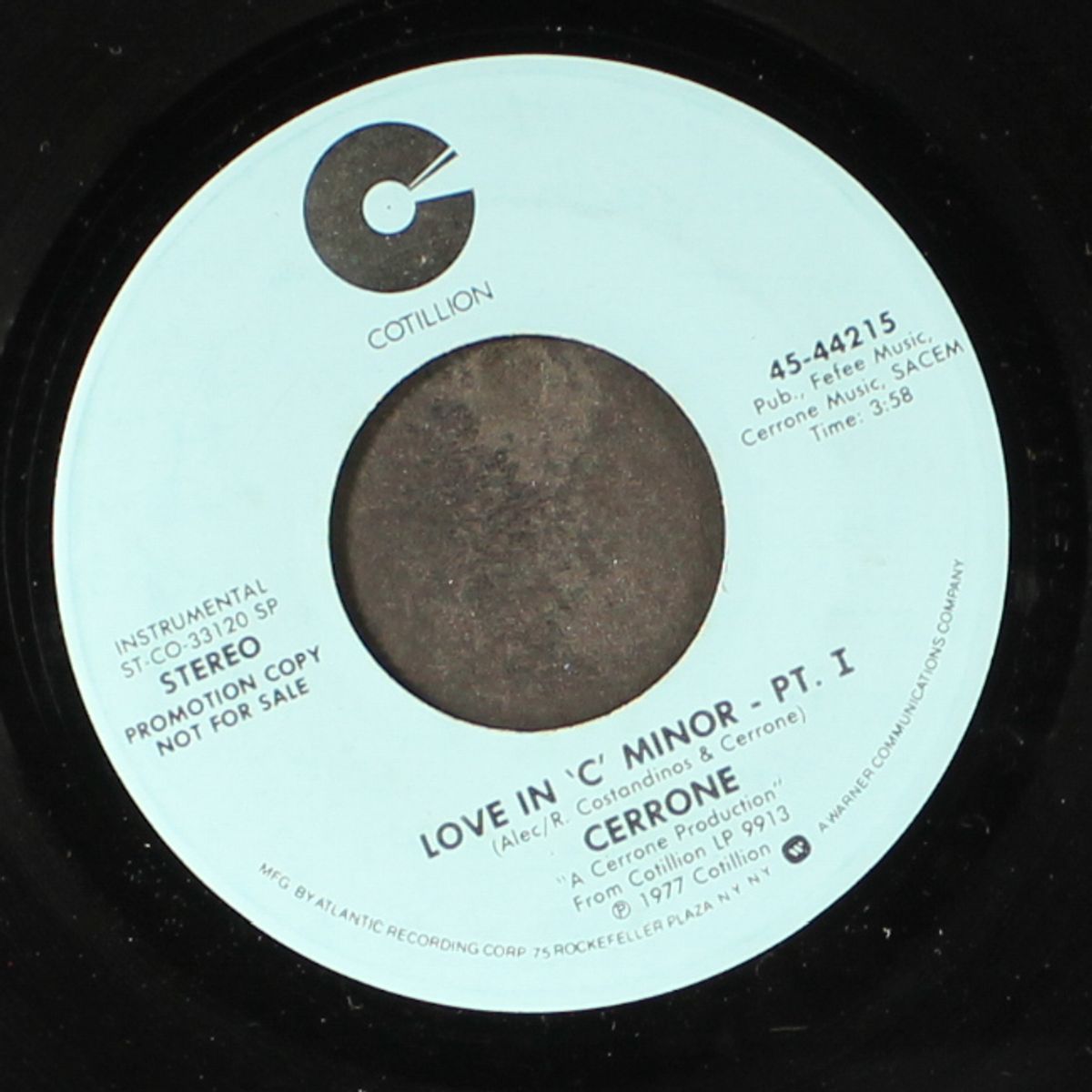 love in 'c' minor / mono by CERRONE