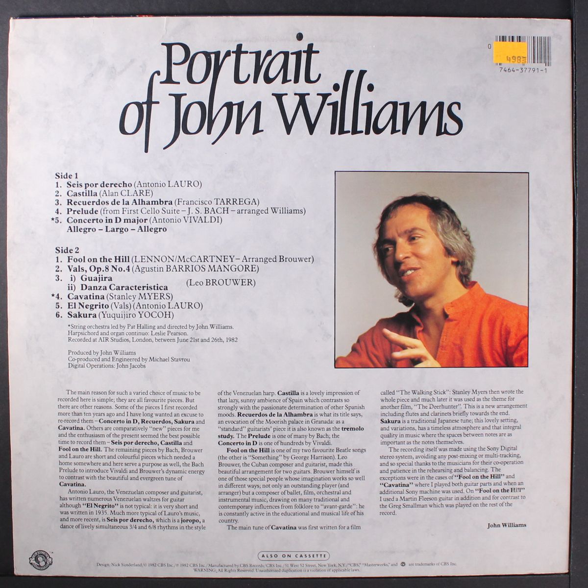 portrait of by JOHN WILLIAMS