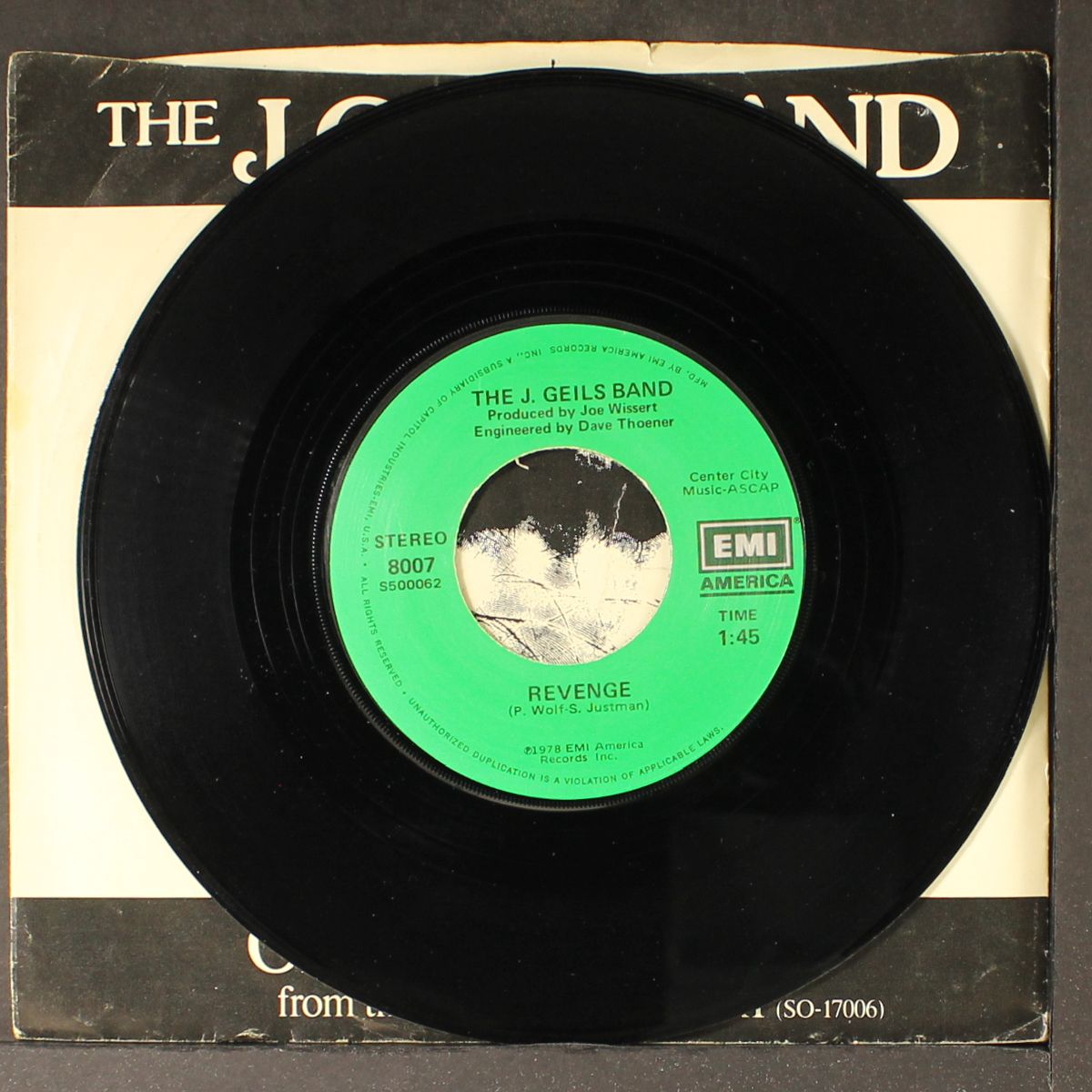 one last kiss / revenge by J. GEILS BAND