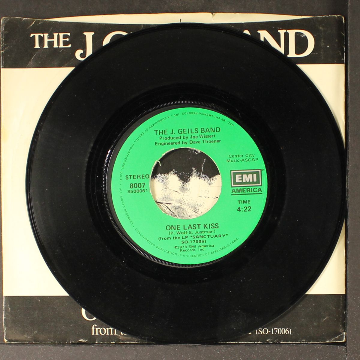 one last kiss / revenge by J. GEILS BAND