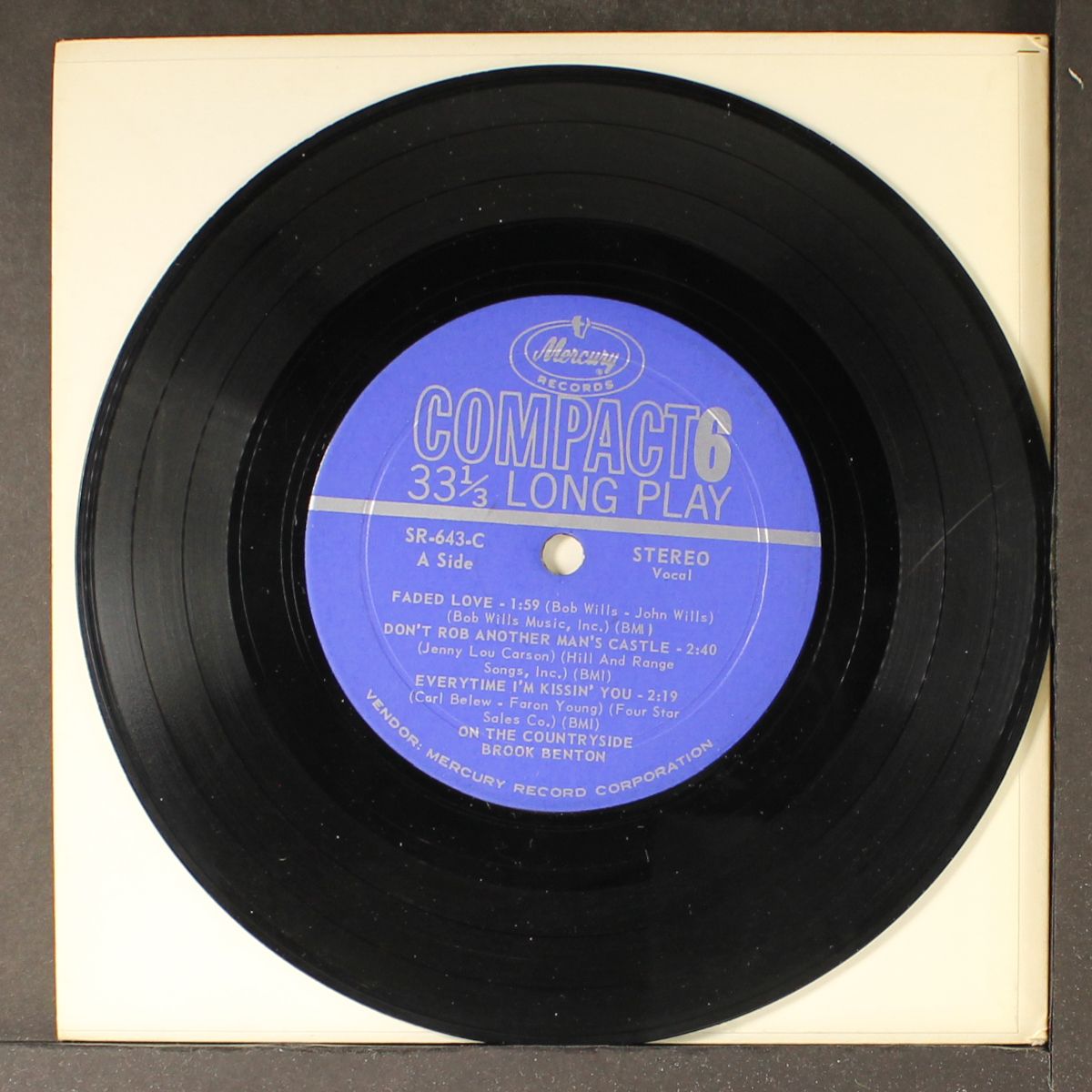on the countryside by BROOK BENTON