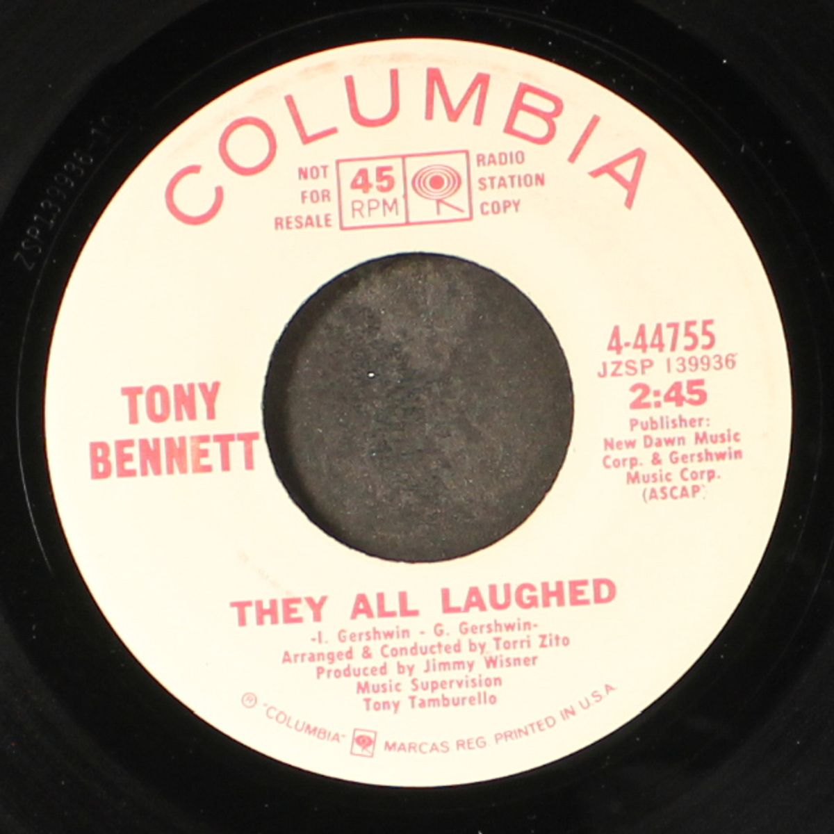 they all laughed / people by TONY BENNETT
