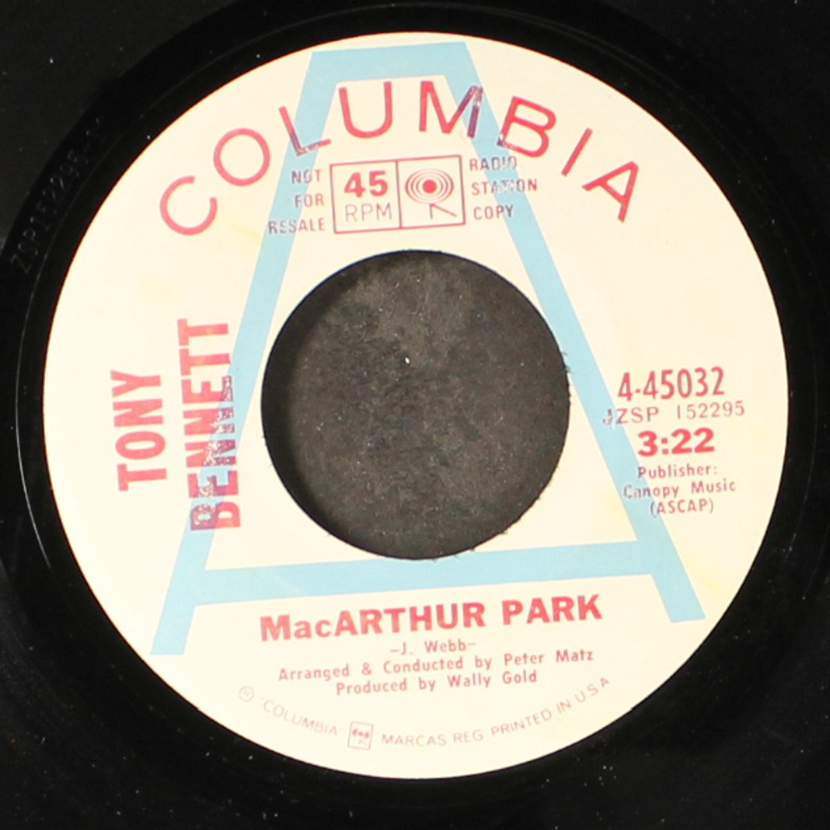 macarthur park / before we say goodbye by TONY BENNETT