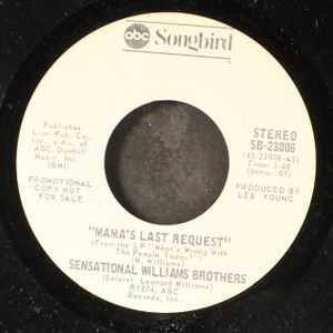 SENSATIONAL WILLIAMS BROTHERS