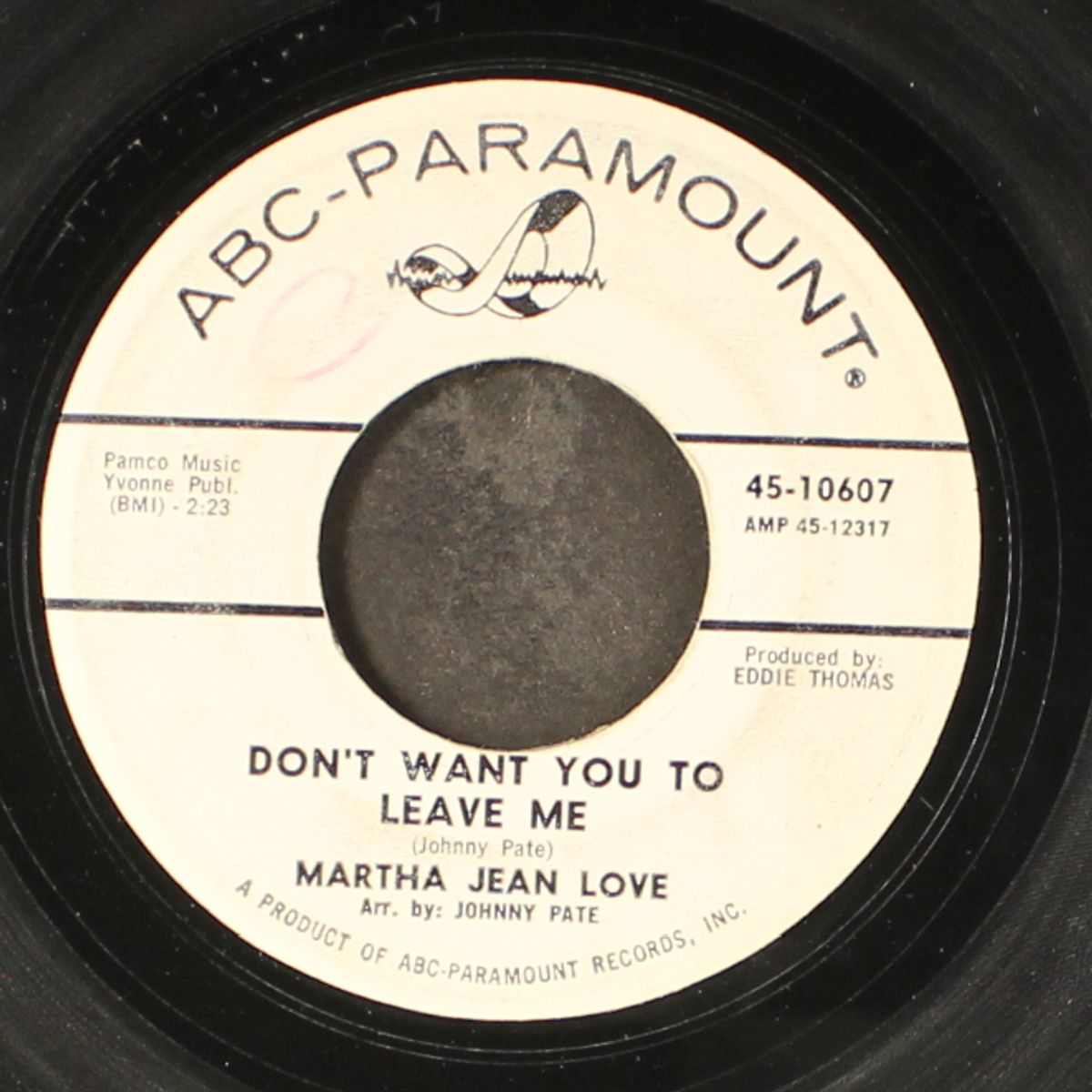 how to succeed in love / don't want you to leave me by MARTHA JEAN LOVE
