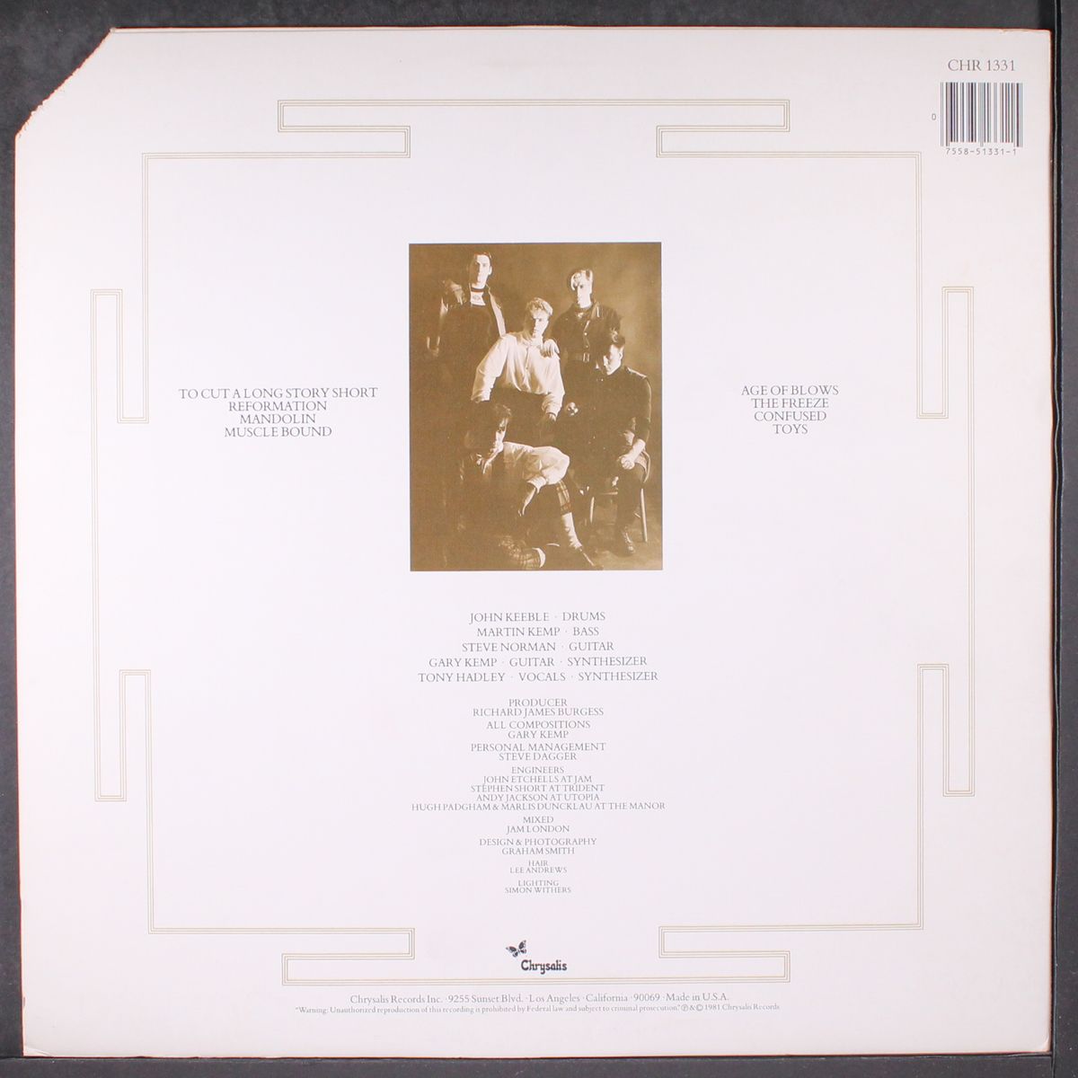 journeys to glory by SPANDAU BALLET