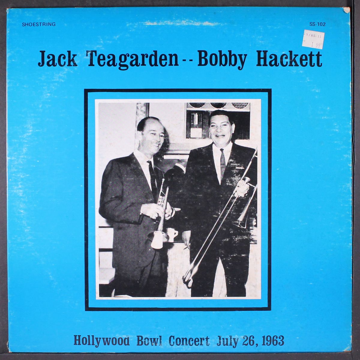 hollywood bowl concert july 26, 1963 by JACK TEAGARDEN & BOBBY HACKETT