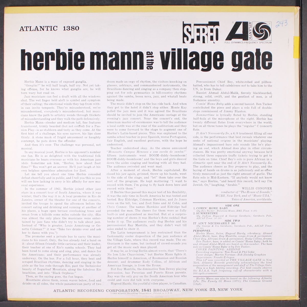 at the village gate by HERBIE MANN