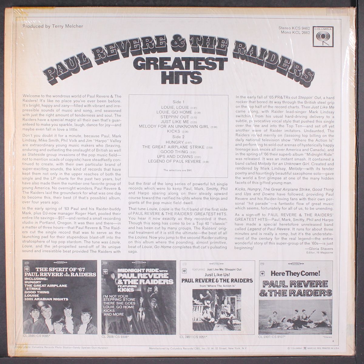 greatest hits by PAUL REVERE & RAIDERS