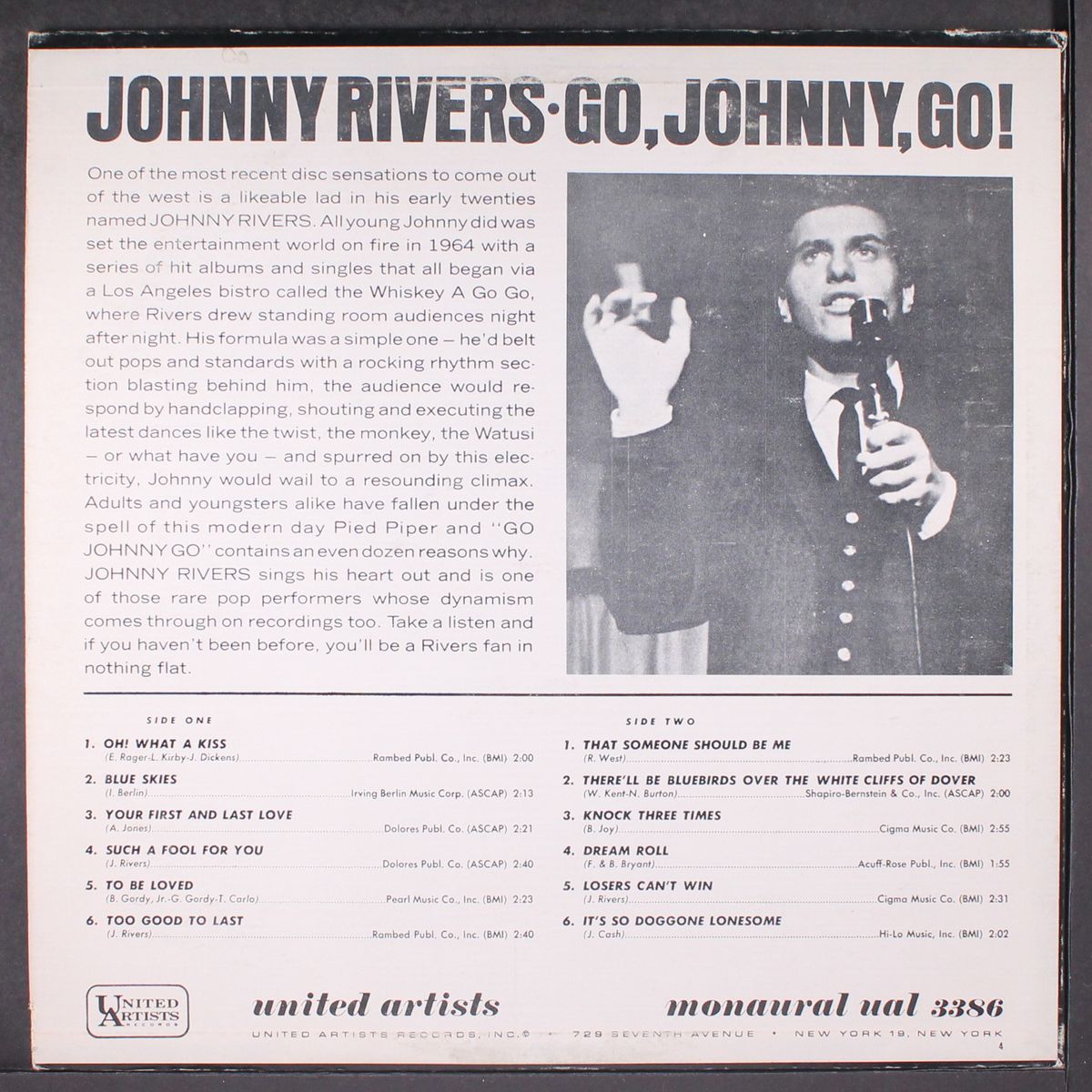 go, johnny, go! by JOHNNY RIVERS
