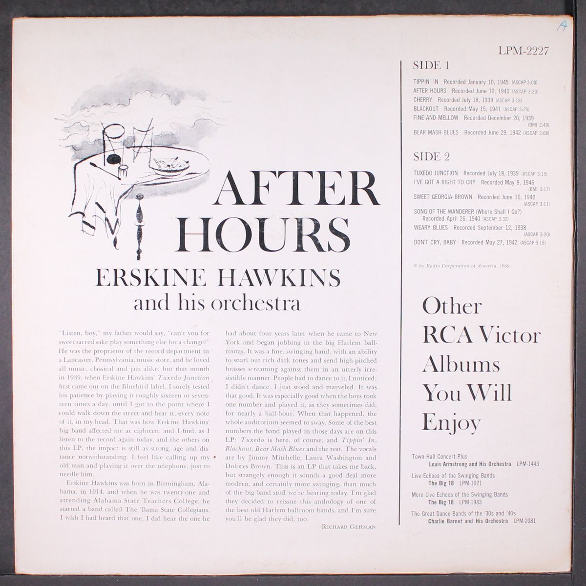 after hours by ERSKINE HAWKINS