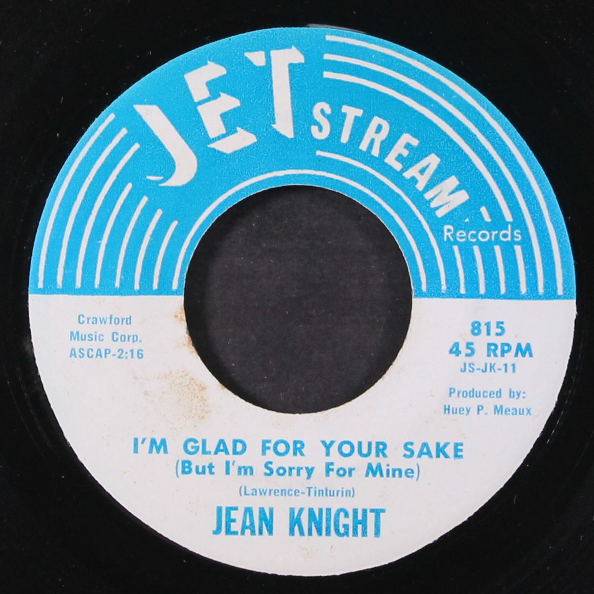 i'm glad for your sake / a tear by JEAN KNIGHT