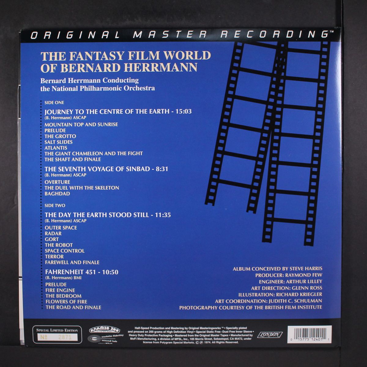 the fantasy film world of bernard herrmann by BERNARD HERRMANN