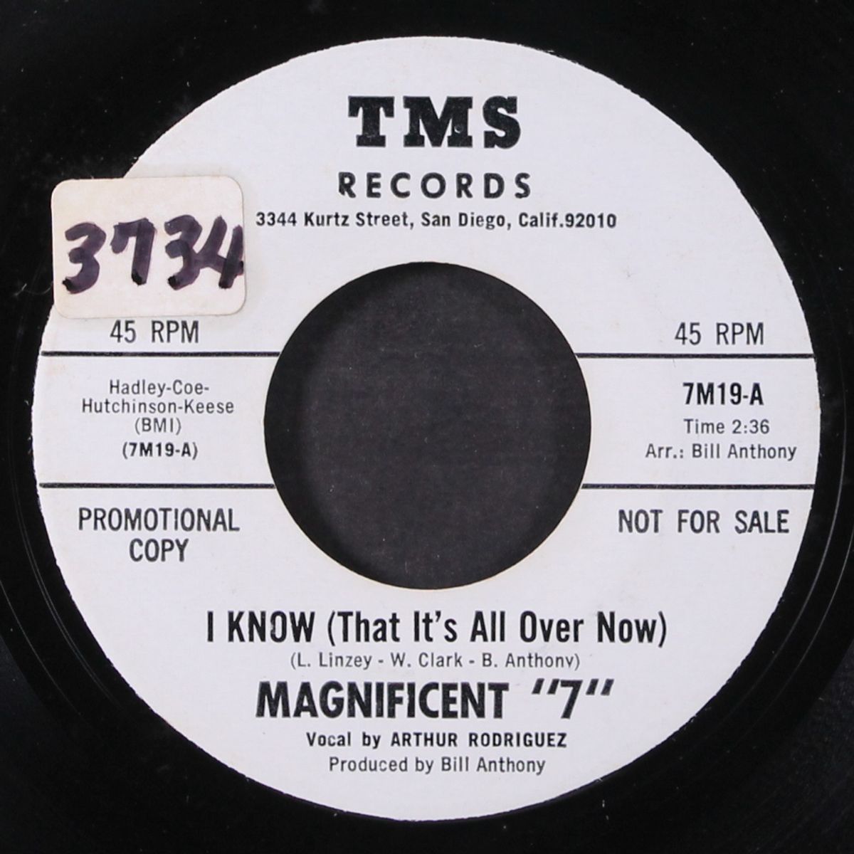 i know (that it's all over now) / johnny dropout by MAGNIFICENT "7"