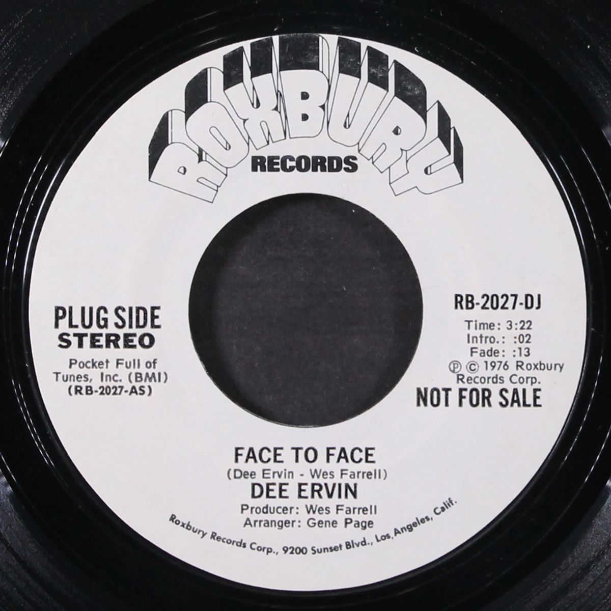 face to face / mono by DEE ERVIN