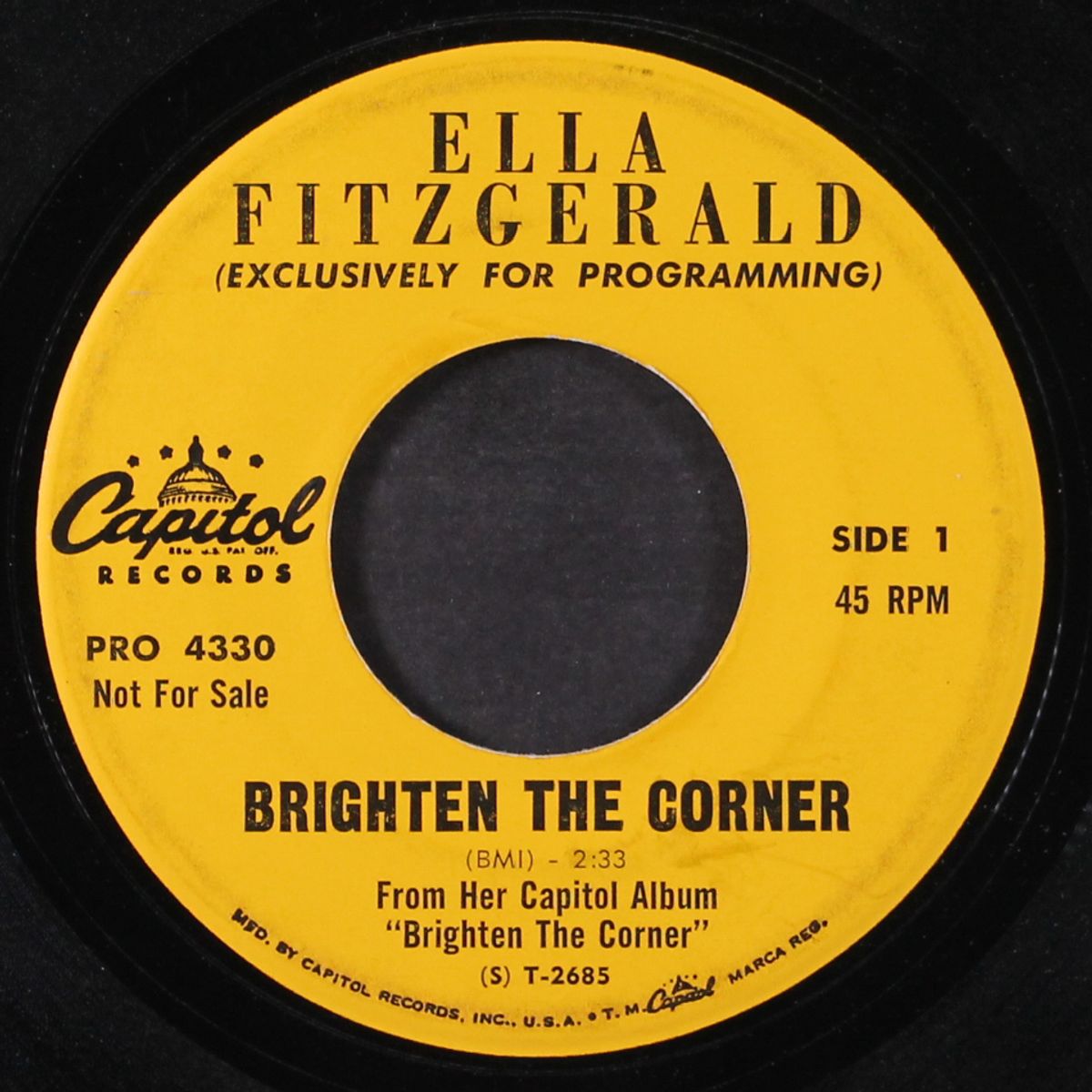 brighten the corner by ELLA FITZGERALD