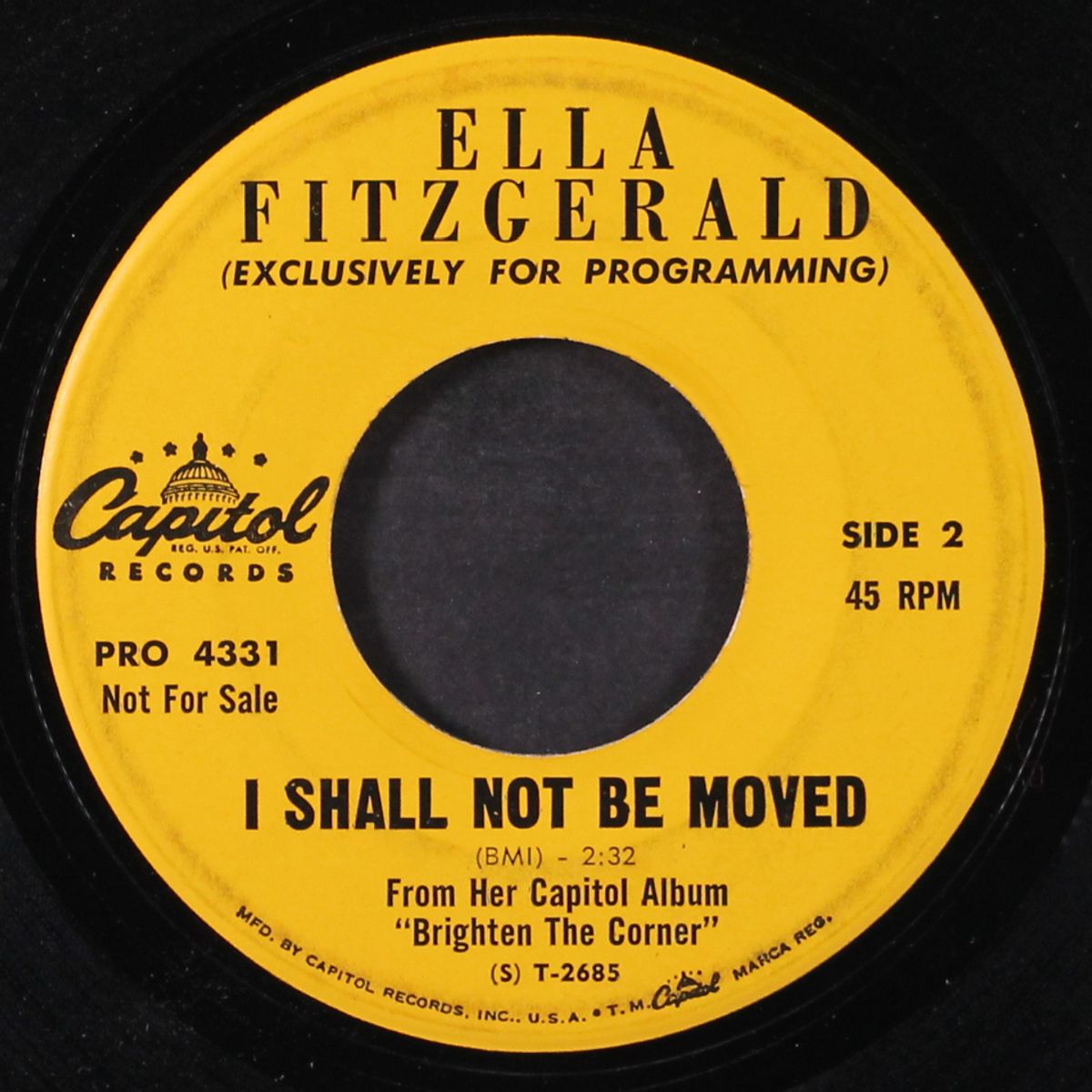 brighten the corner by ELLA FITZGERALD
