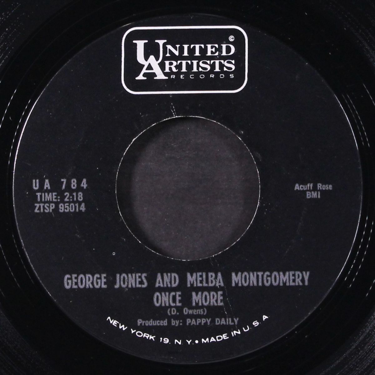 once more by GEORGE JONES & MELBA MONTGOMERY