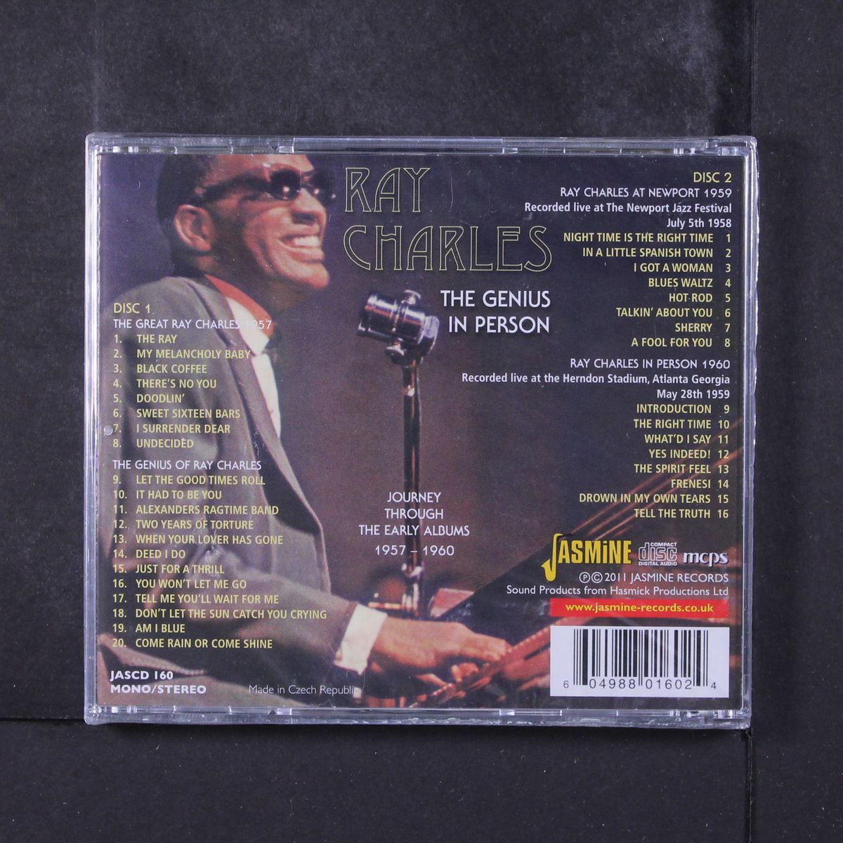 the genius in person by RAY CHARLES