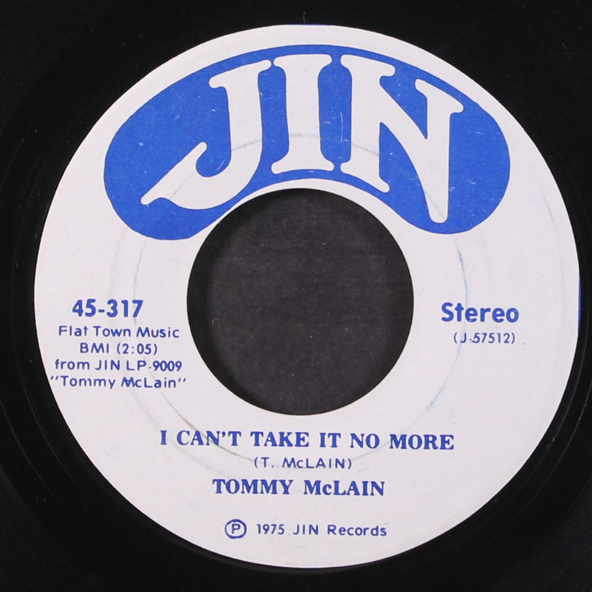 when a man loves a woman / i can't take it no more by TOMMY MCLAIN