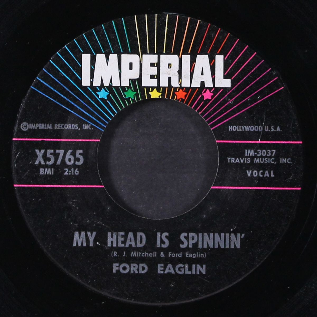 travelin' mood / my head is spinnin' by FORD EAGLIN