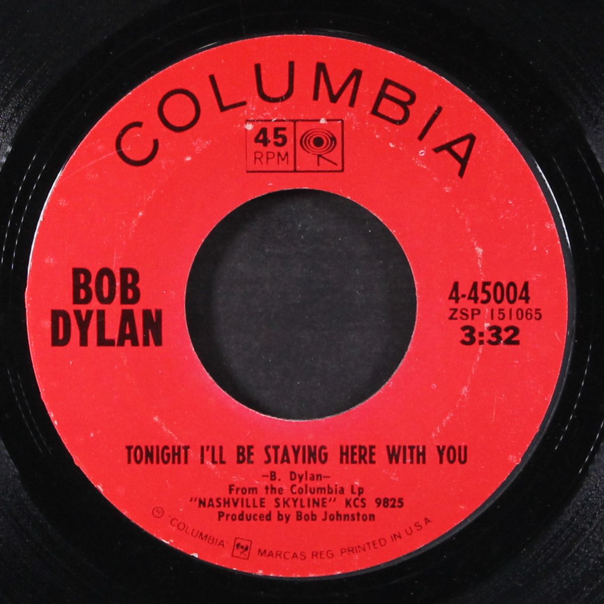 tonight i'll be staying here with you / country pie by BOB DYLAN