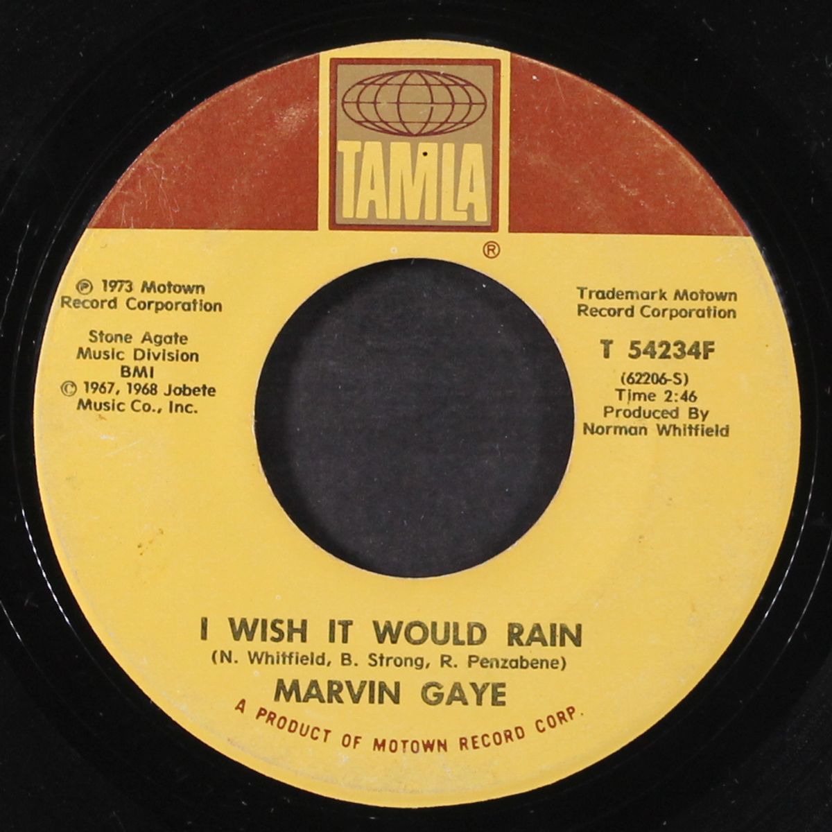 let's get it on / i wish it would rain by MARVIN GAYE
