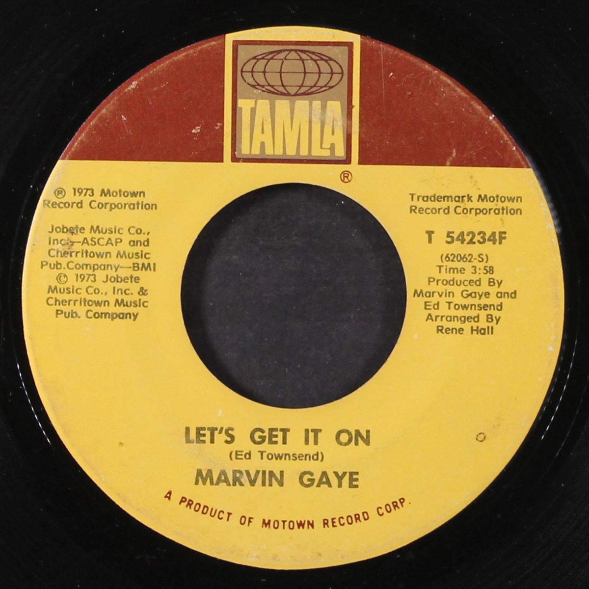 let's get it on / i wish it would rain by MARVIN GAYE
