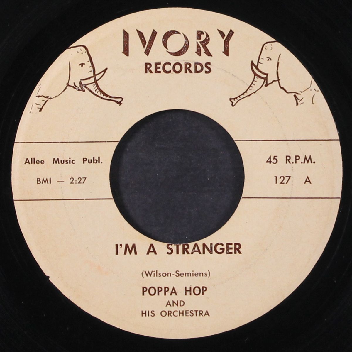 i'm a stranger / my woman has a black cat bone by POPPA HOP
