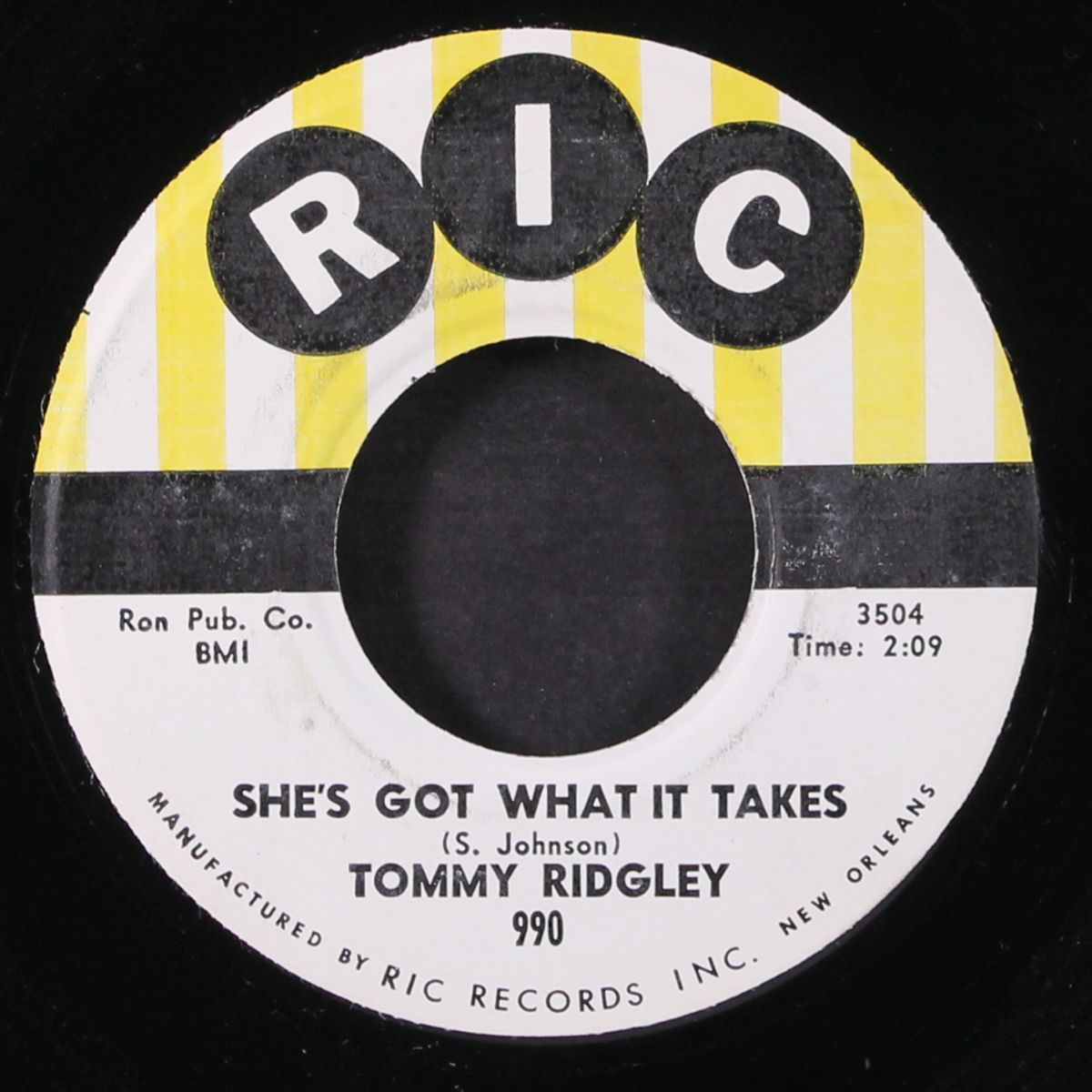 my ordinary girl / she's got what it takes by TOMMY RIDGLEY