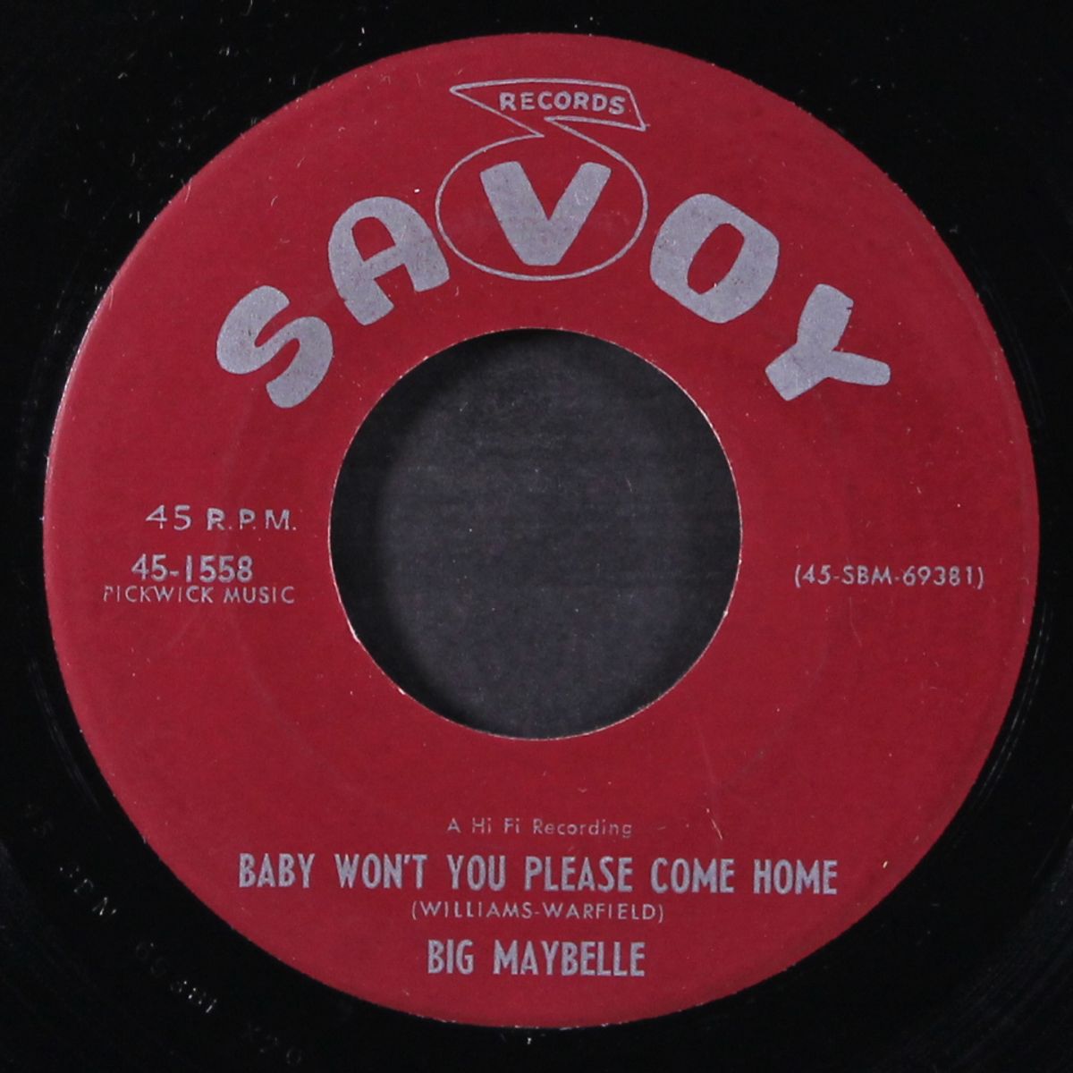 baby won't you please come home / say it isn't so by BIG MAYBELLE