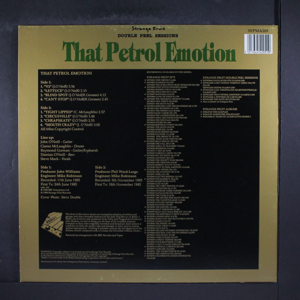 double peel sessions by THAT PETROL EMOTION