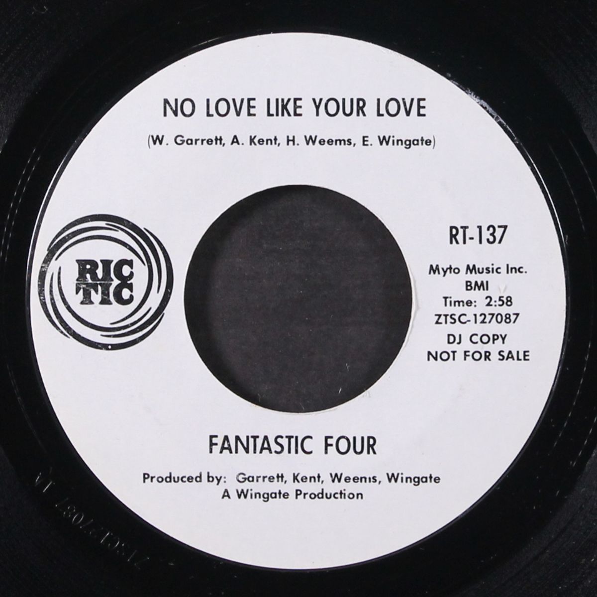 man in love / no love like your love by FANTASTIC FOUR