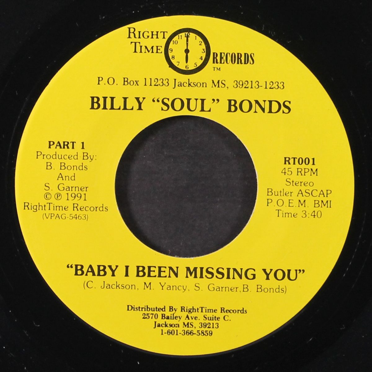 baby i been missing you by BILLY 'SOUL' BONDS