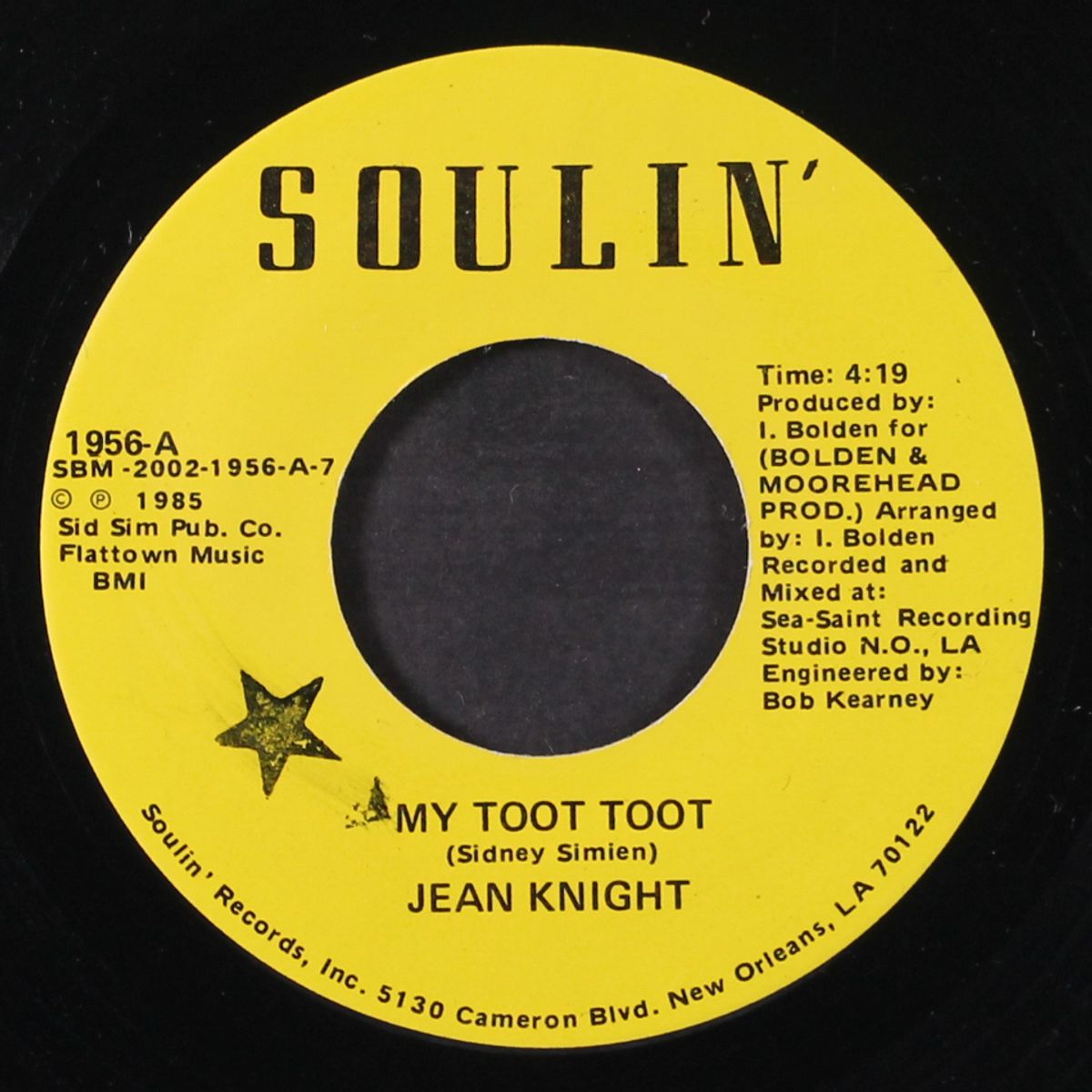 my toot toot / my heart is willing by JEAN KNIGHT