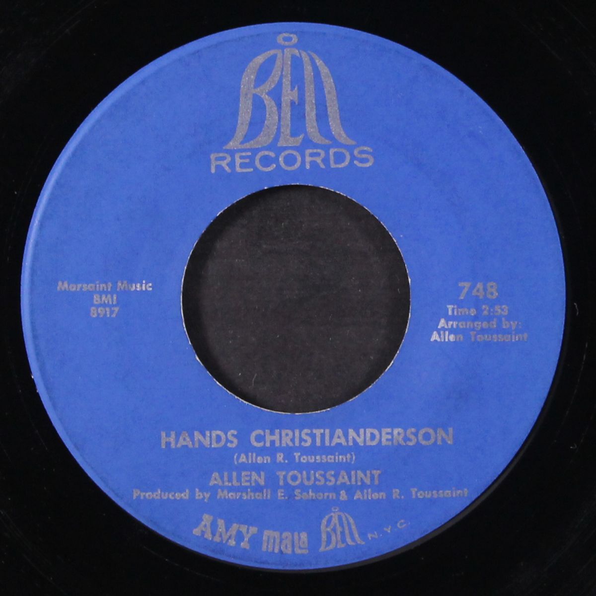 i've got that feelin' now / hands christianderson by ALLEN TOUSSAINT