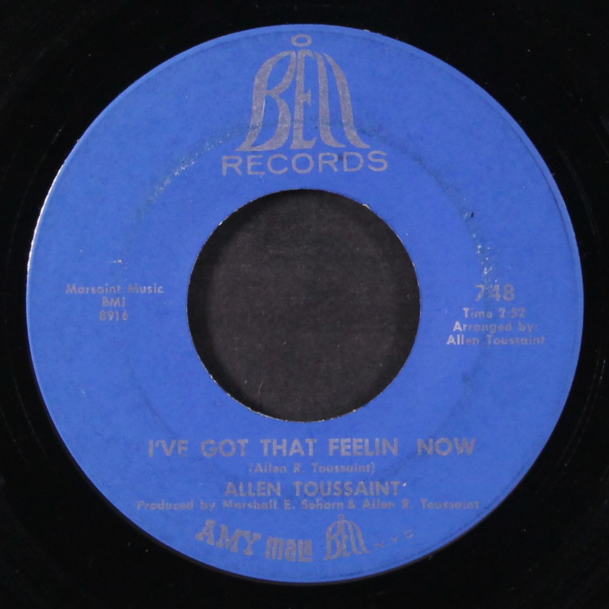 i've got that feelin' now / hands christianderson by ALLEN TOUSSAINT