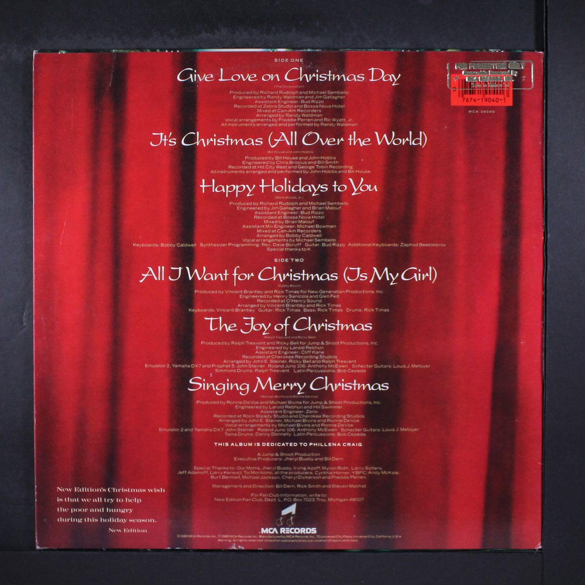 christmas all over the world by NEW EDITION