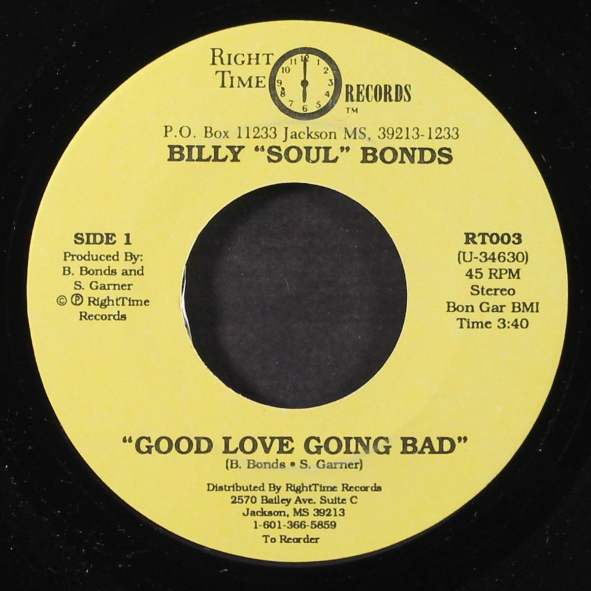 good love going bad by BILLY "SOUL" BONDS