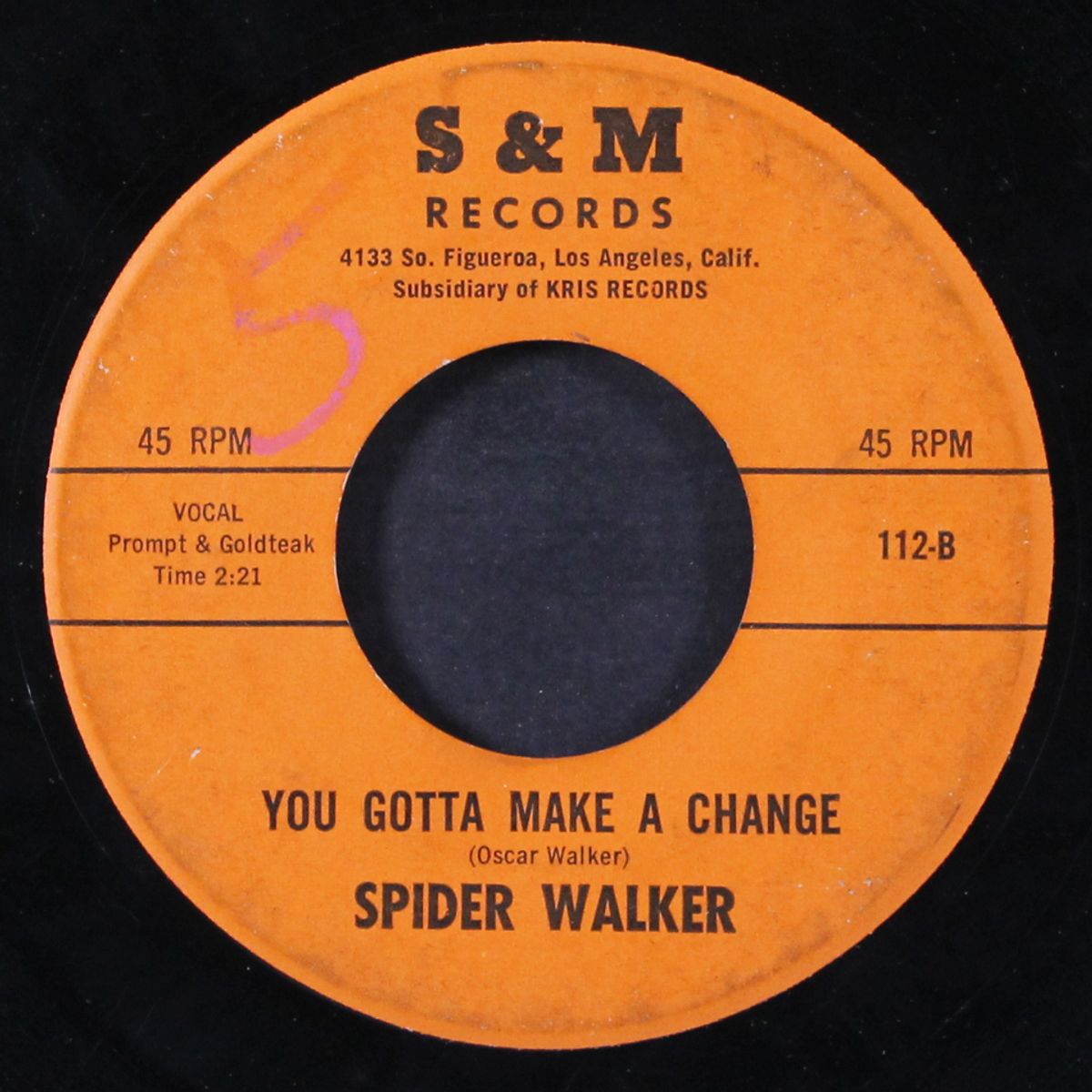 i'm mad / you gotta make a change by SPIDER WALKER