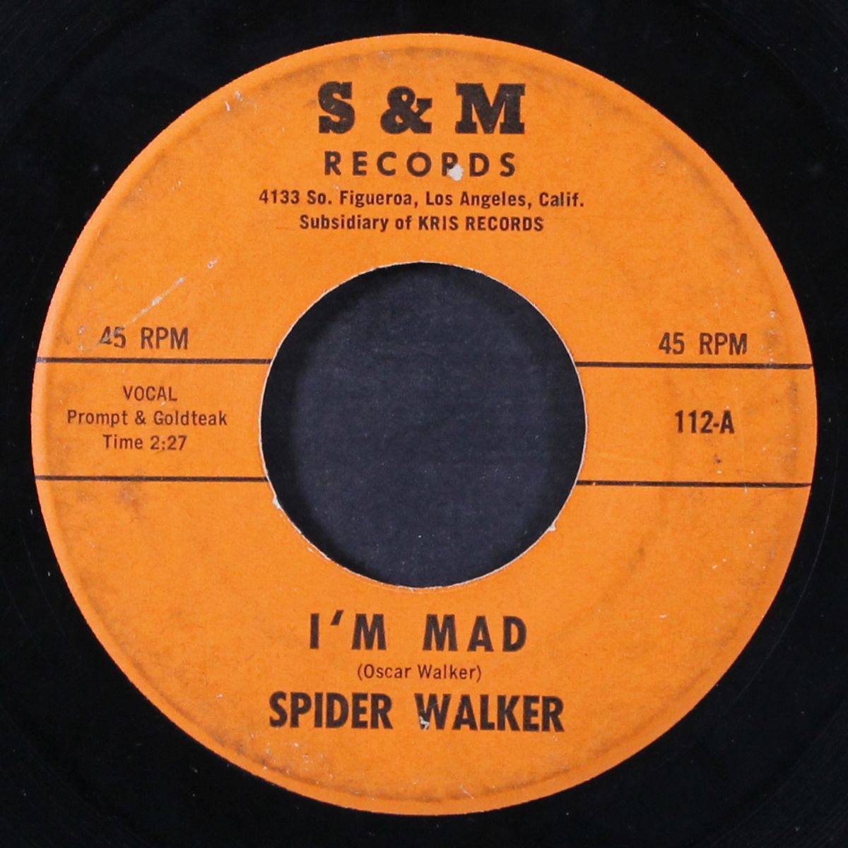 i'm mad / you gotta make a change by SPIDER WALKER