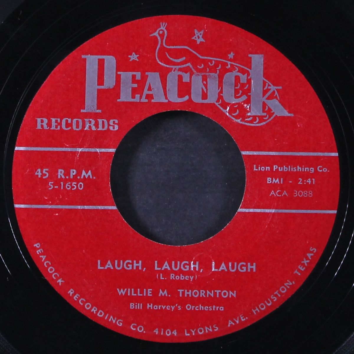 laugh, laugh, laugh / the fish by WILLIE M. THORNTON