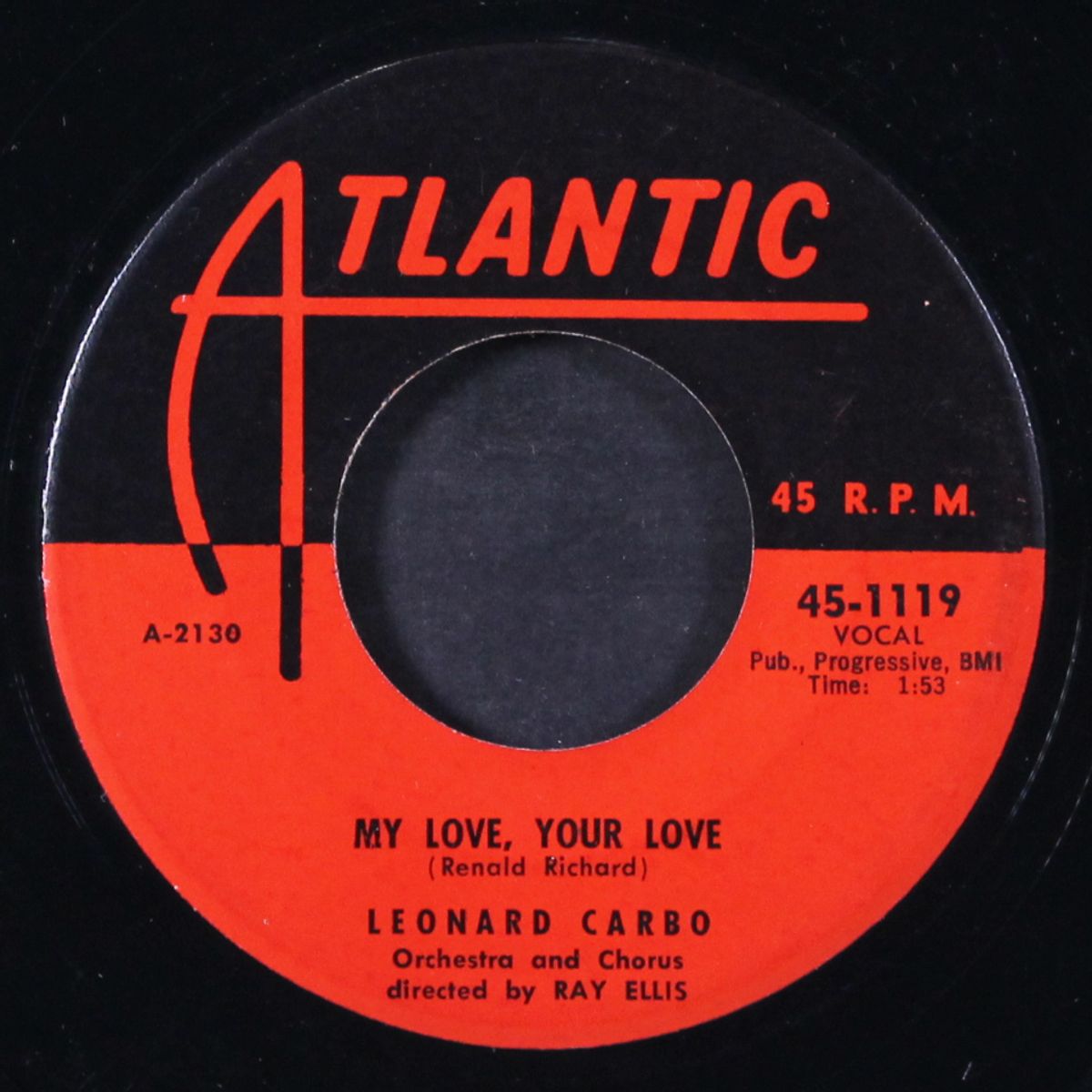my love, your love / sentimental journey blues by LEONARD CARBO