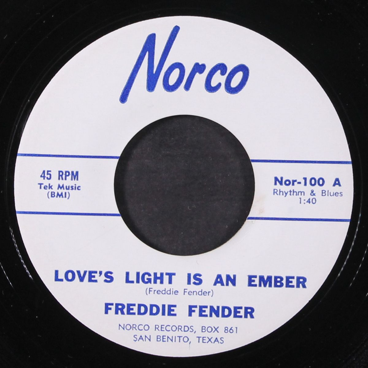 love's light is an ember / the new stroll by FREDDIE FENDER