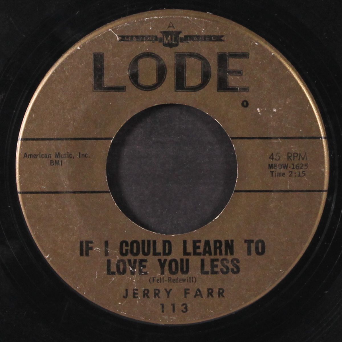 falling for you / if i could learn to love you less by JERRY FARR