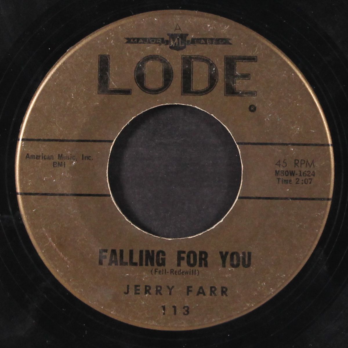 falling for you / if i could learn to love you less by JERRY FARR