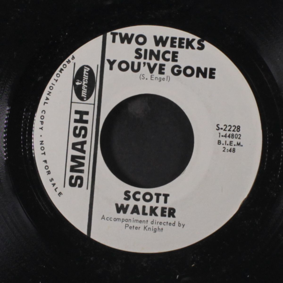 two weeks since you've gone / lights of cincinnati by SCOTT WALKER