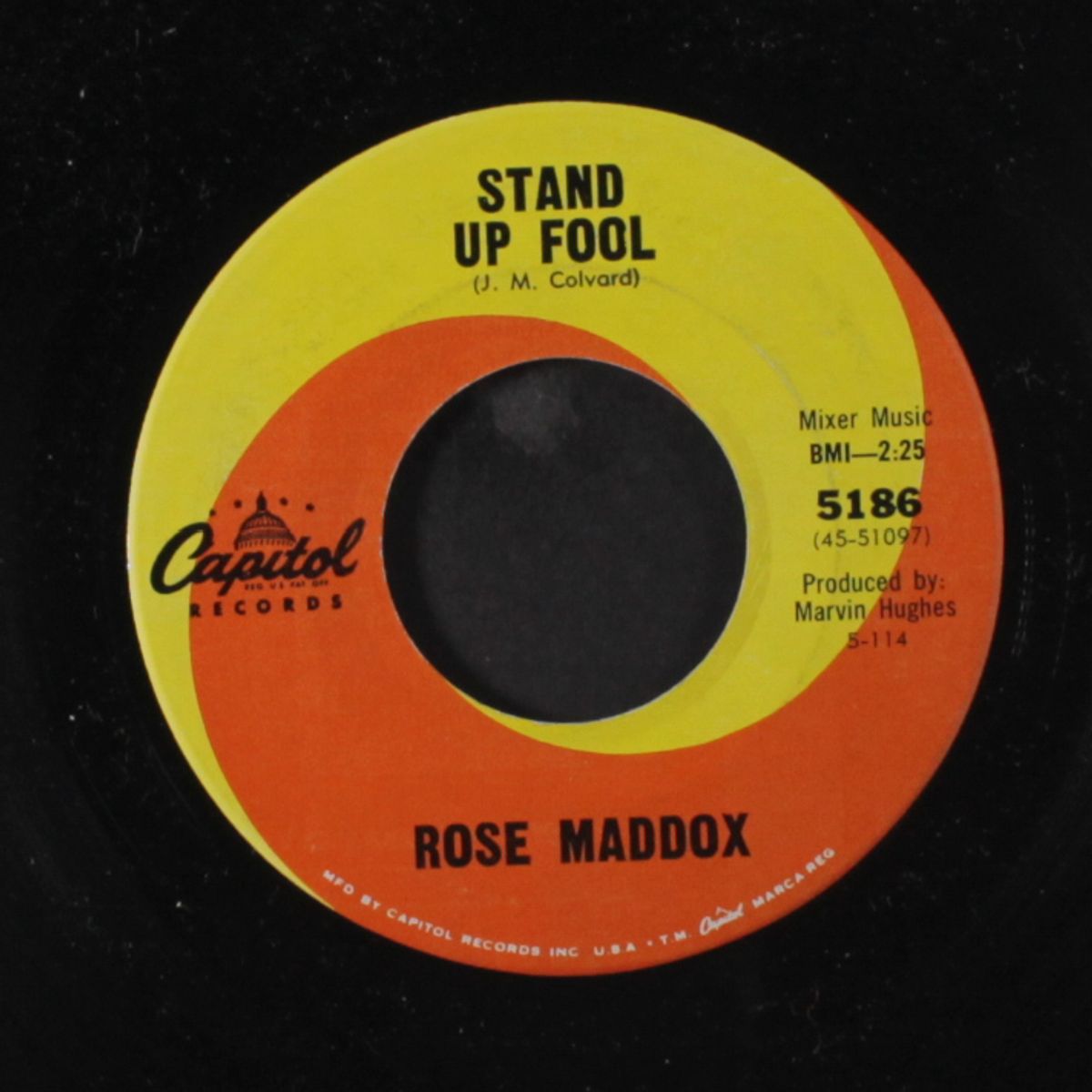 stand up fool / blue bird let me tag along by ROSE MADDOX